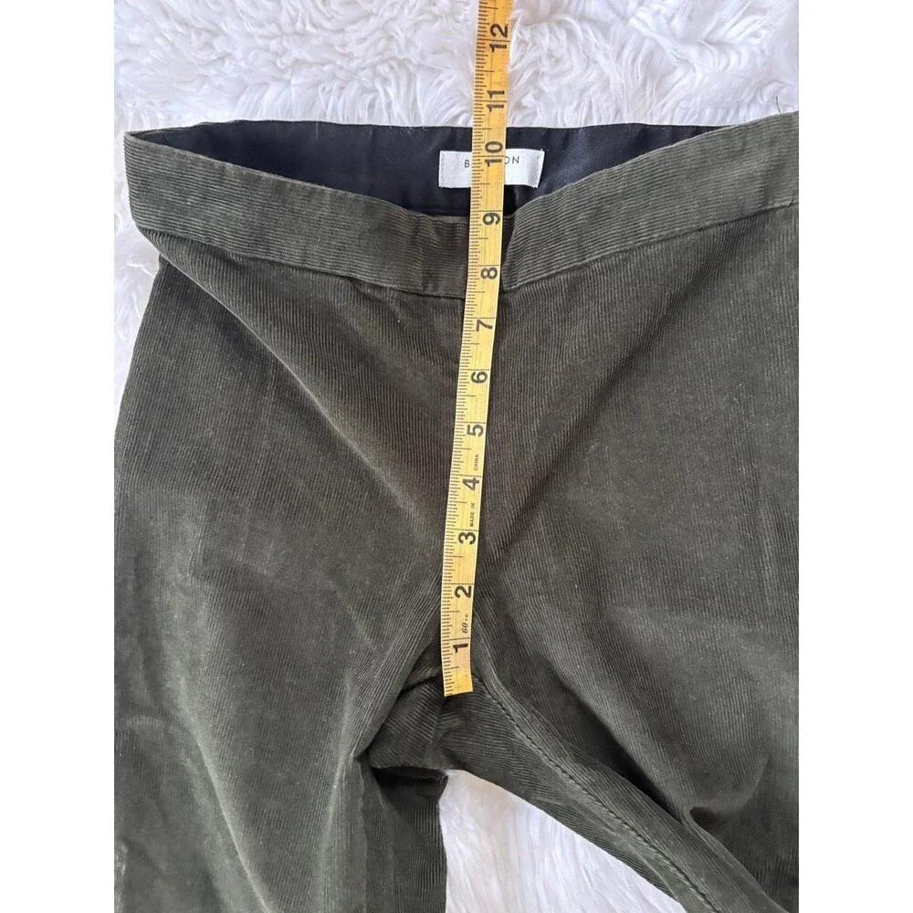 Babaton Aritzia Mitch green corduroy pants SIze 2 - Picture 10 of 12